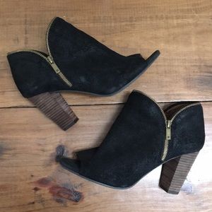 Lucky peep toe bootie